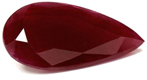 6.21 carat RED Pear Rubinas (1)
