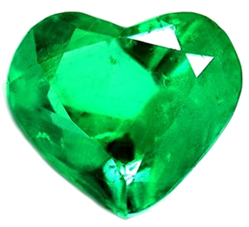 2.29 carat GREEN Heart Smaragdas (1)