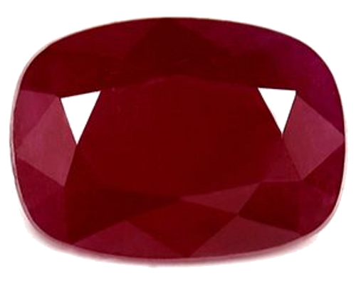 2.22 carat RED Cushion Rubinas (1)