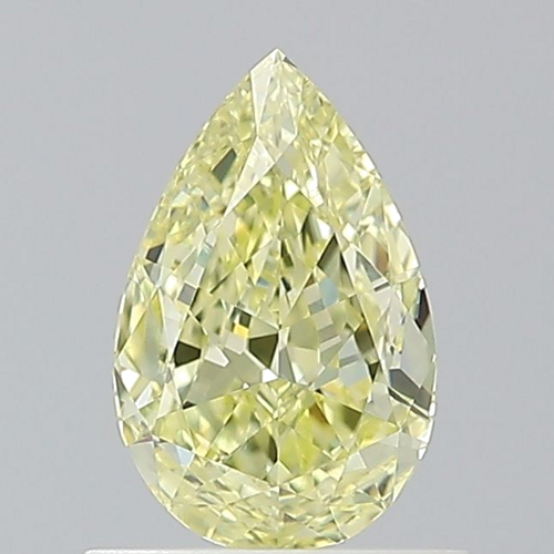 0.78 carat Fancy Yellow-VS2 Natūralus Pear Deimantas (1)