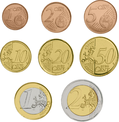 2024 Испания UNC комплект евро монети (2)