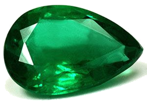 6.53 carat GREEN Pear Smaragdas (1)
