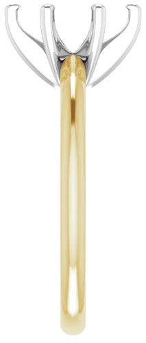 Sužadėtuvių Žiedas „Solitaire“ 585 Baltojo Ir Geltonojo Aukso Marquise 9mm x 4.5mm (4)