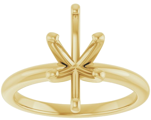 Sužadėtuvių Žiedas „Solitaire“ 585 Geltonojo Aukso Marquise 12mm x 6mm (3)