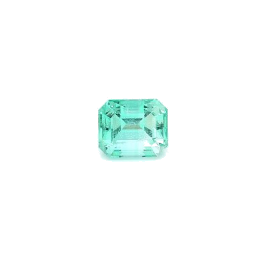 1.02 carat GREEN STEP cut Octagonal Smaragdas (1)
