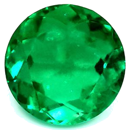 1.27 carat GREEN Round Smaragdas (1)