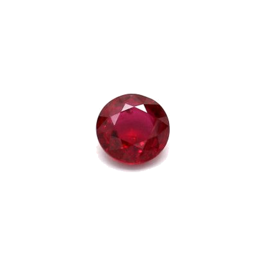 1.08 carat RED BRILLIANTSTEP cut Round Rubinas (1)