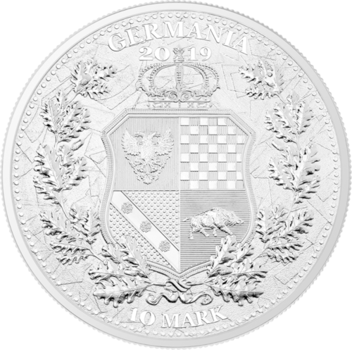 1 oz Аллегории: Британия и Германия 2019 серебряная монета (2)