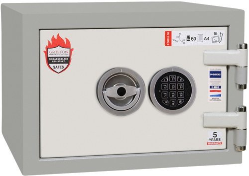 Fire and Burglar-Resistant Grade I Safe Griffon F.30CLI.30.E (62 kg) (8)