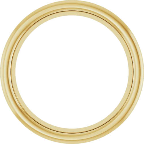 14K Yellow 7.8 mm Round Bezel-Set Slide Pendant Mounting (1)