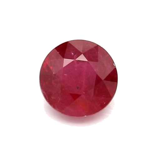 1.52 carat RED BRILLIANTSTEP cut Round Rubinas (1)