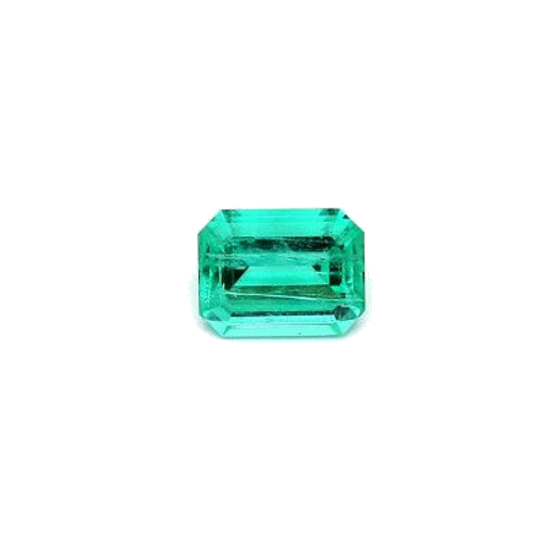 0.82 carat GREEN STEP cut Octagonal Smaragdas (1)