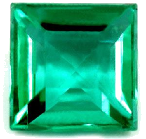 1.39 carat GREEN Square Smaragdas (1)