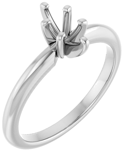 Sužadėtuvių Žiedas „Solitaire“ 585 Baltojo Aukso Marquise 7mm x 3.5mm (1)