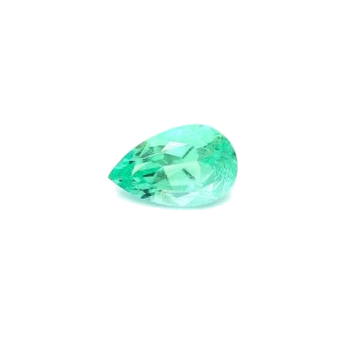 0.85 carat GREEN BRILLIANTFANCY cut Pear Smaragdas (1)