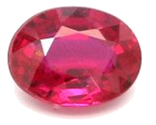 0.25 carat RED BRILLIANTSTEP cut Oval Rubinas (1)
