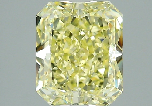 3.43 carat Fancy Yellow-SI1 Natūralus Radiant Deimantas (1)