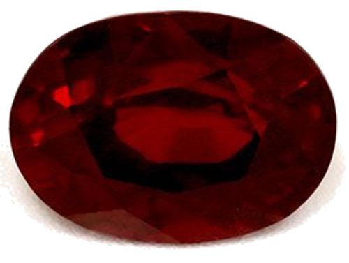 1.36 carat RED Oval Rubinas (1)