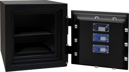 Burglar-proof and fireproof safe F60CL I 51 E Black (125 kg) (3)