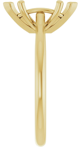 Sužadėtuvių Žiedas „Solitaire“ 585 Geltonojo Aukso Marquise 10mm x 5mm (4)