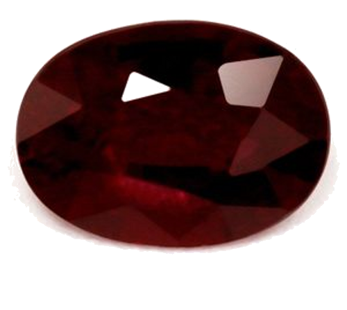 0.73 carat RED Oval Rubinas (1)