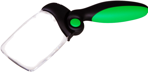 Foldable Magnifying Glass with LED Light 2x 6x (2)