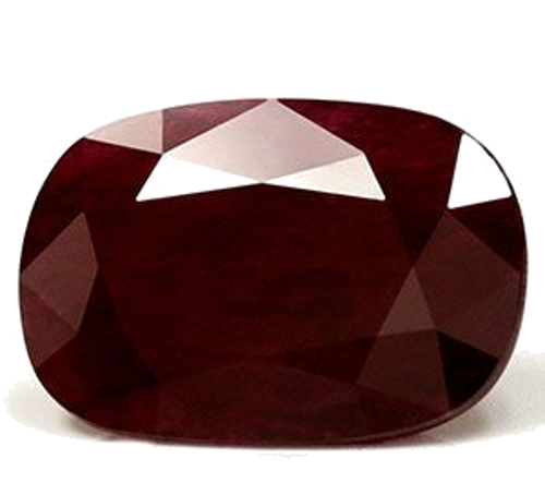 9.0 carat RED Cushion Rubinas (1)