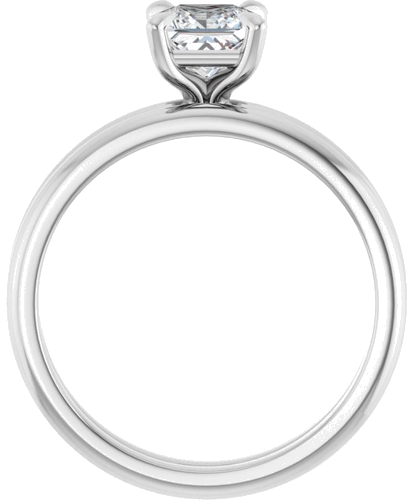 Sužadėtuvių Žiedas „Solitaire“ 417 Baltojo Aukso Square 5mm (7)