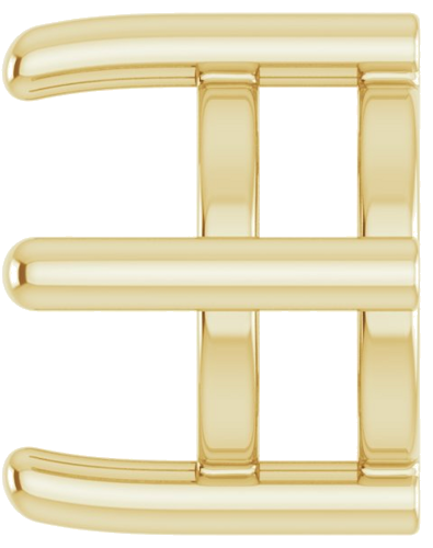 14K Yellow 5 mm Round Cabochon Pendant Mounting (3)