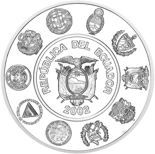 25,000 sucres Navigation 2002 Ecuador silver coin (2)