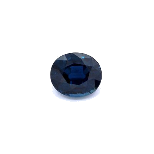 1.54 carat BLUE BRILLIANTSTEP cut Oval Safyras (1)