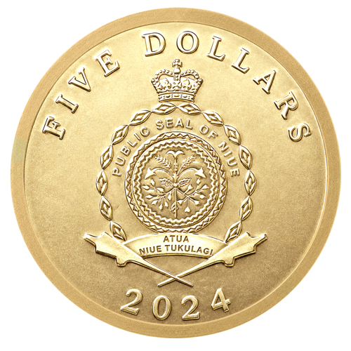 2024 Niue Vytis Through the Ages $5 Gold Coin (2)
