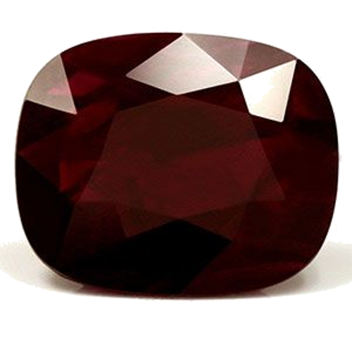 6.98 carat RED Cushion Rubinas (1)