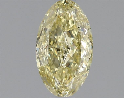 0.81 carat Fancy Light Yellow-VVS2 Natūralus Oval Deimantas (1)