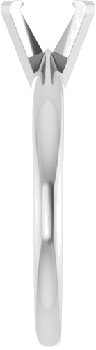 Sužadėtuvių Žiedas „Solitaire“ 585 Baltojo Aukso Emerald 6.5mm x 5mm (4)