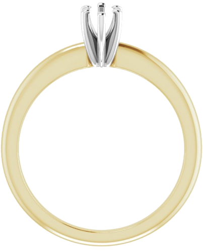 Sužadėtuvių Žiedas „Solitaire“ 585 Baltojo Ir Geltonojo Aukso Marquise 7mm x 3.5mm (2)