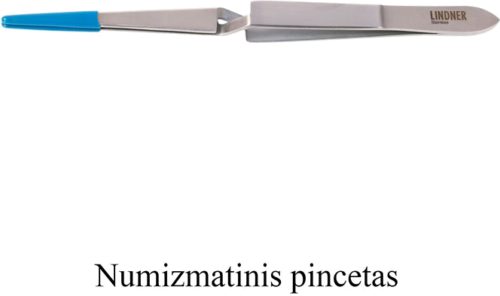 Нумизматический пинцет Lindner (2)