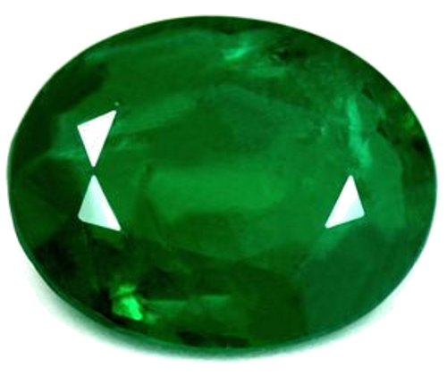 3.7 carat GREEN Oval Smaragdas (1)