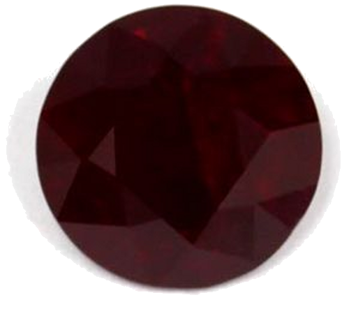 1.34 carat RED Round Rubinas (1)