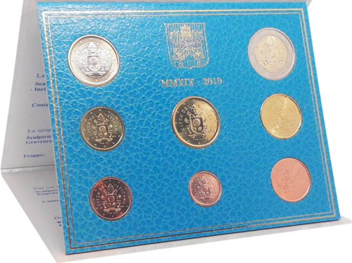 2019 Vatican BU euro coin set (3)