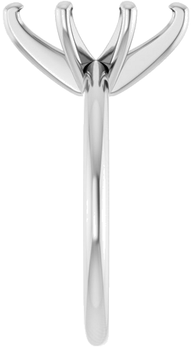 14K White  12x6 mm Marquise Solitaire Engagement Ring Mounting (4)