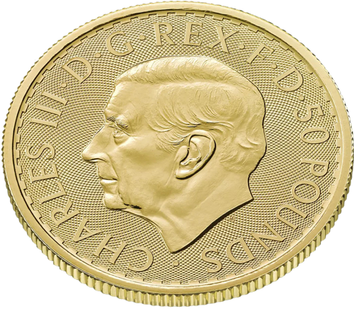 1/2 oz Britānija 2026 Zelta monēta Kārlis III (4)