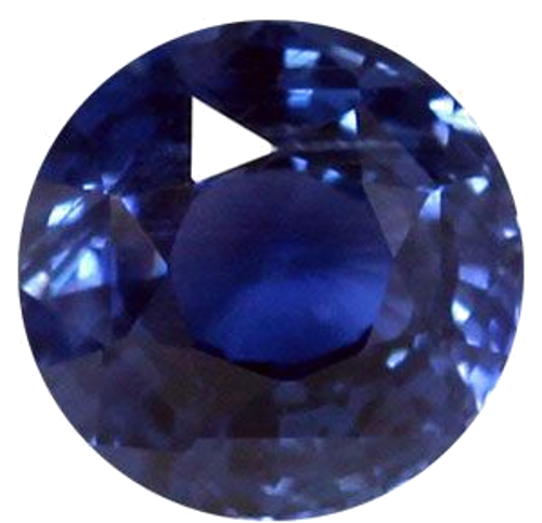 3.71 carat BLUE Round Safyras (1)