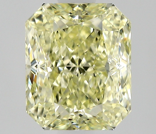 1.5 carat Fancy Light Yellow-VS1 Natūralus Radiant Deimantas (1)