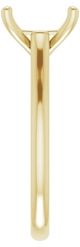 Sužadėtuvių Žiedas „Solitaire“ 585 Geltonojo Aukso Oval 11mm x 9mm (4)