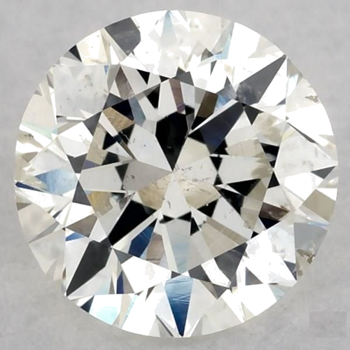 0.86 carat J-SI2 Very Good cut Natūralus Round Deimantas (1)