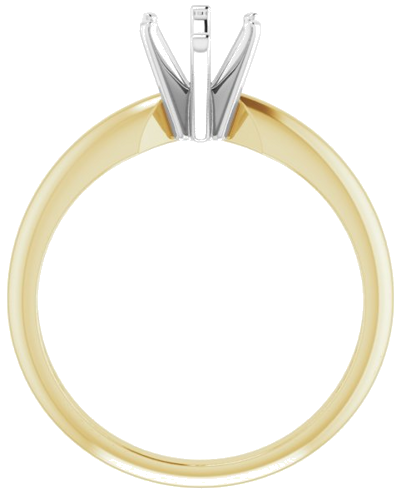 Sužadėtuvių Žiedas „Heavy Solitaire“ 585 Baltojo Ir Geltonojo Aukso Marquise 10.5mm x 5.5mm (2)