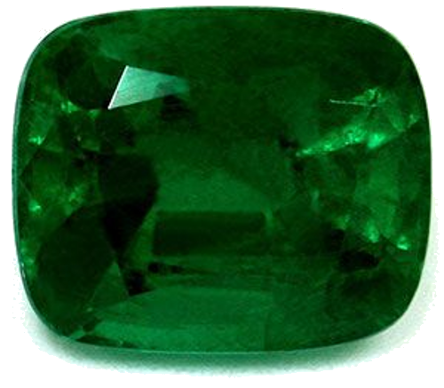 2.77 carat GREEN Cushion Smaragdas (1)
