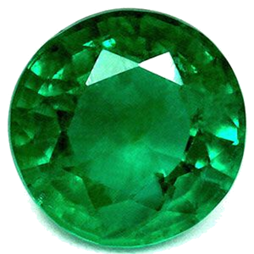 1.45 carat GREEN Round Smaragdas (1)
