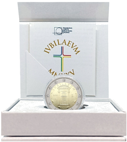 2025 Itālija Jubileja 2 eiro Proof monēta (2)